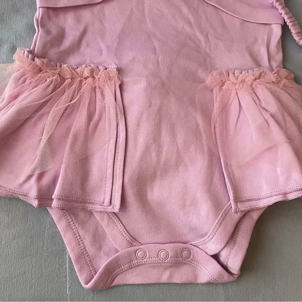 NEW Walt‎ Disney The Little Mermaid Ariel Baby Bodysuit Costume & Headband